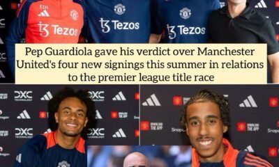 Pep Guardiola gave his verdict over Manchester United's four new signings this summer in relation to the Premier League title race