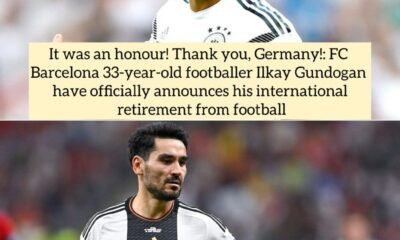 It was an honour! Thank you, Germany!: FC Barcelona 33-year-old footballer Ilkay Gundogan have officially announces his international retirement from football