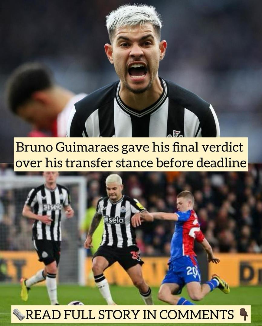 Bruno Guimaraes gave his final verdict over his transfer stance before deadline