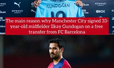 The main reason why Manchester City signed 33-year-old midfielder Ilkay Gundogan on a free transfer from FC Barcelona