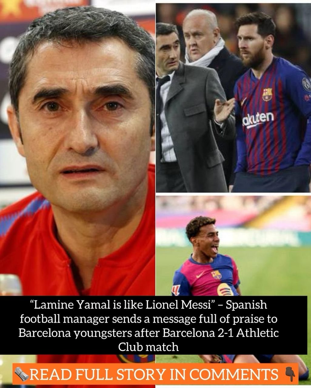 “Lamine Yamal is like Lionel Messi” – Spanish football manager sends a message full of praise to Barcelona youngsters after Barcelona 2-1 Athletic Club match