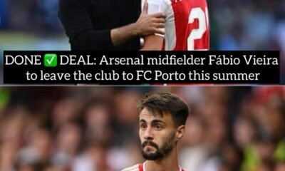 DONE DEAL: Arsenal midfielder Fábio Vieira to leave the club to FC Porto this summer