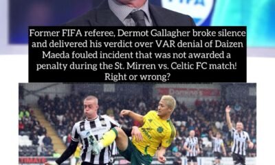 Former FIFA referee, Dermot Gallagher broke silence and delivered his verdict over VAR denial of Daizen Maeda fouled incident that was not awarded a penalty during the St. Mirren vs. Celtic FC match! Right or wrong?