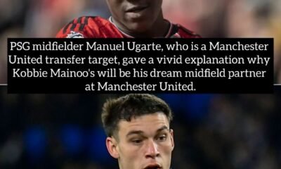 PSG midfielder Manuel Ugarte, who is a Manchester United transfer target, gave a vivid explanation why Kobbie Mainoo's will be his dream midfield partner at Manchester United