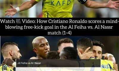 Watch Video: How Cristiano Ronaldo scores a mind-blowing free-kick goal in the Al Feiha vs. Al Nassr match (1-4)