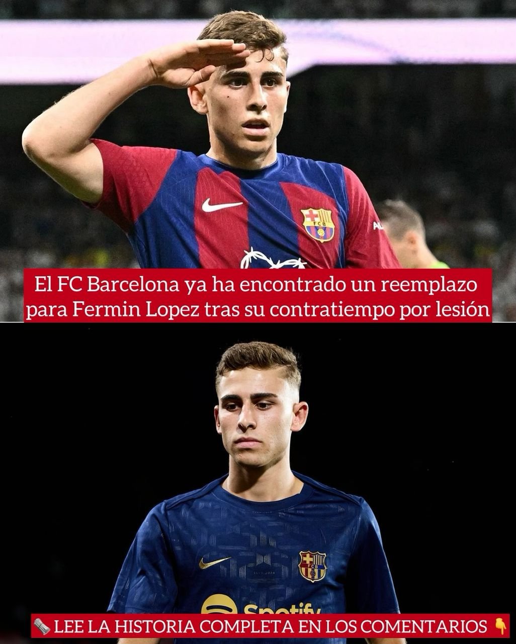 El FC Barcelona ya ha encontrado un reemplazo para Fermin Lopez tras su contratiempo por lesión