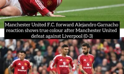 Manchester United F.C. forward Alejandro Garnacho reaction shows true colour after Manchester United defeat against Liverpool (0-3)