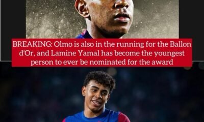 BREAKING: Olmo is also in the running for the Ballon d'Or, and Lamine Yamal has become the youngest person to ever be nominated for the award