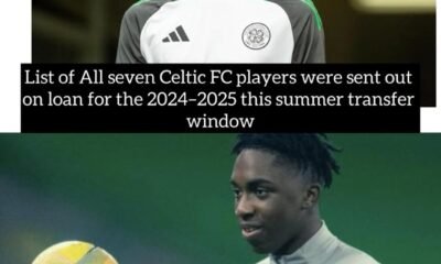 List of All seven Celtic FC players were sent out on loan for the 2024–2025 this summer transfer window