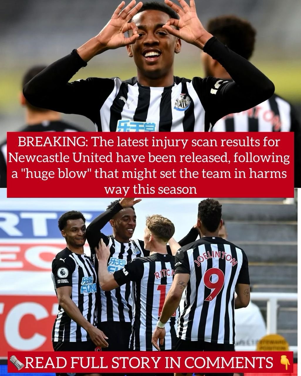 BREAKING: The latest injury scan results for Newcastle United have been released, following a "huge blow" that might set the team in harms way this season