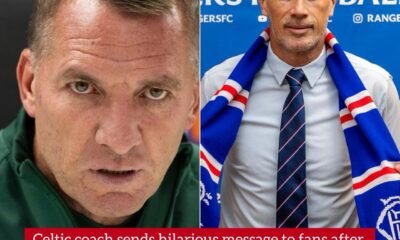 Celtic coach sends hilarious message to fans after their triumphant victory against Rangers last week