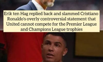 Erik ten Hag replied back and slammed Cristiano Ronaldo's overly controversial statement that United cannot compete for the Premier League and Champions League trophies