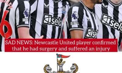 SAD NEWS: Newcastle United player confirmed that he had surgery and suffered an injury