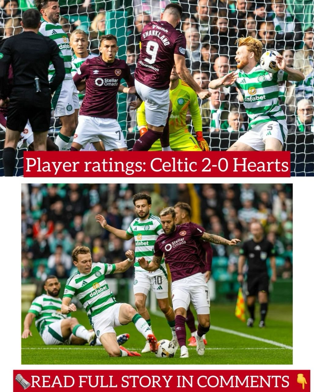 Player ratings: Celtic 2-0 Hearts