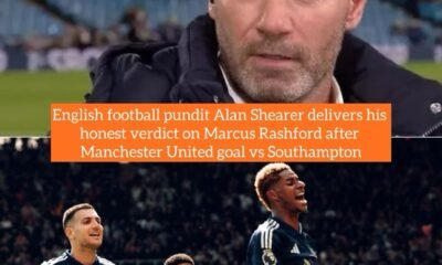 English football pundit Alan Shearer delivers his honest verdict on Marcus Rashford after Manchester United goal vs Southampton