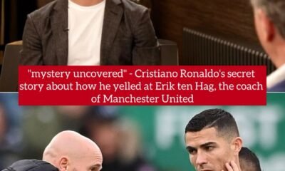 "mystery uncovered" - Cristiano Ronaldo's secret story about how he yelled at Erik ten Hag, the coach of Manchester United