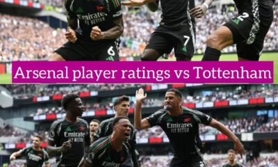 Arsenal player ratings vs Tottenham