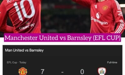 Manchester United player ratings vs Barnsley (EFL CUP)