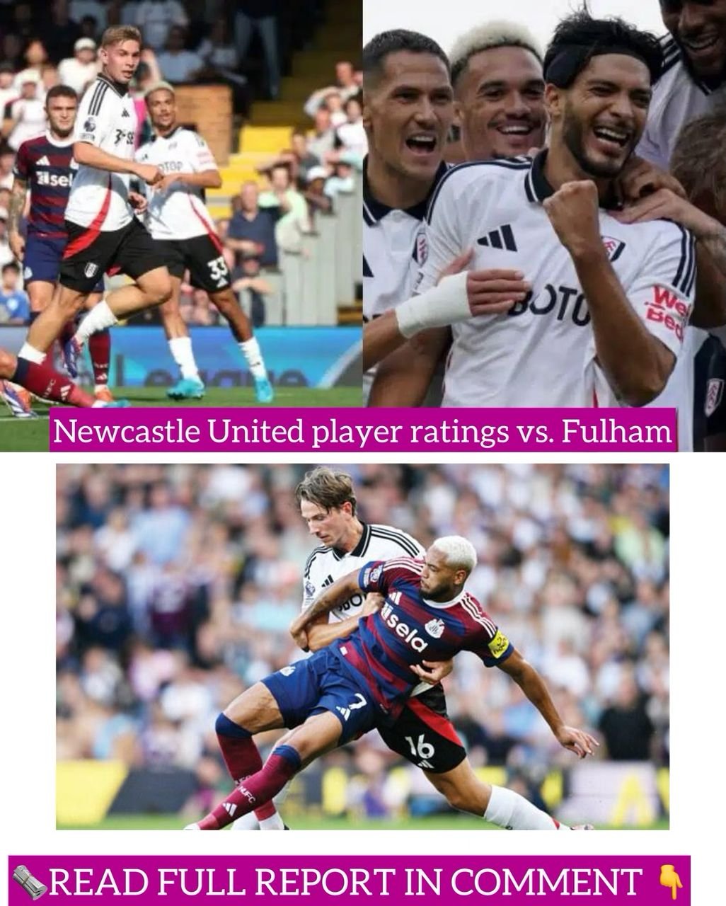 Newcastle United player ratings vs. Fulham