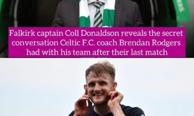 Falkirk captain Coll Donaldson reveals the secret conversation Celtic F.C. coach Brendan Rodgers had with his team after their last match