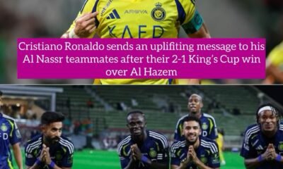 Cristiano Ronaldo sends an uplifiting message to his Al Nassr teammates after their 2-1 King’s Cup win over Al Hazem