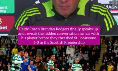 Celtic Coach Brendan Rodgers finally speaks up and reveals the hidden conversation he has with his player before they thrashed St. Johnstone 6-0 in the Scottish Premiership