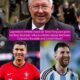 Legendary retired coach Sir Alex Ferguson gave his final decision: who is a better player between Cristiano Ronaldo and Lionel Messi? 