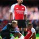 Names of (6) Six Arsenal players identified who can replace the 23-year-old defender Jurrien Timber for Arsenal against Southampton after injury concern