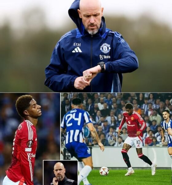 Manchester United coach Erik ten Hag explains why he substituted Marcus Rashford at half-time against Porto int the Europa League