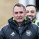 Celtic coach Brendan Rodgers reacts and delivers a recent Celtic Injury fitness update on their players ahead of their next match against Ross County in the Scottish Premiership