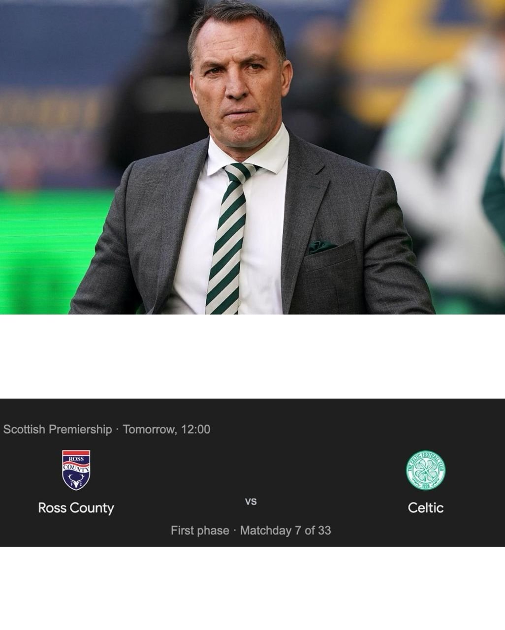 Celtc coach Brendan Rodgers reveals the name of the Ross County player that might cause trouble during their Scottish Premiership match on Sunday