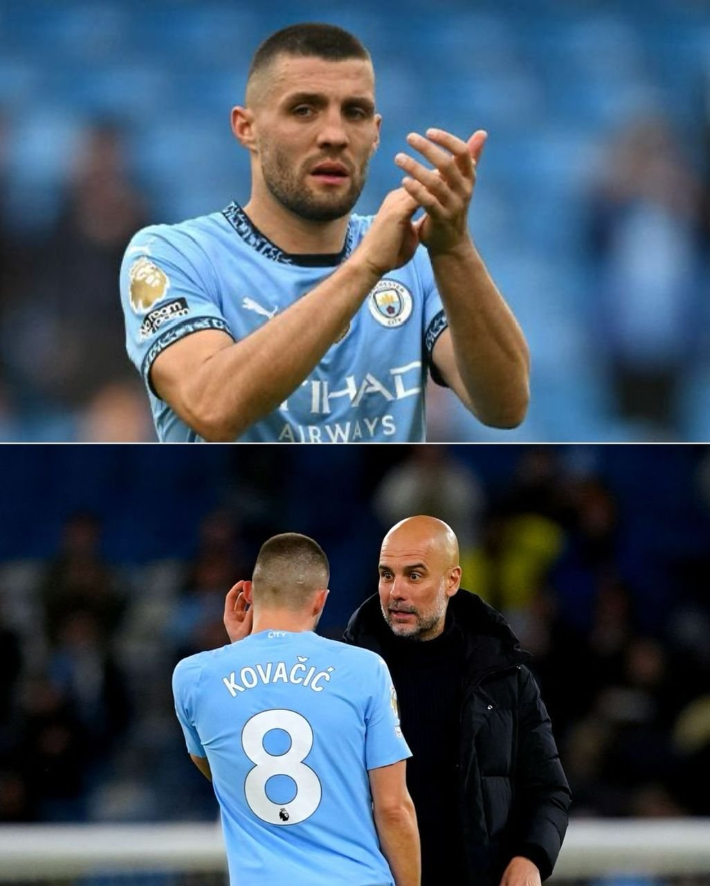 Manchester City midfielder Mateo Kovacic explains what his coach told Pep Guardiola told him during Man City’s 3-2 win against Fulham to boost his performance
