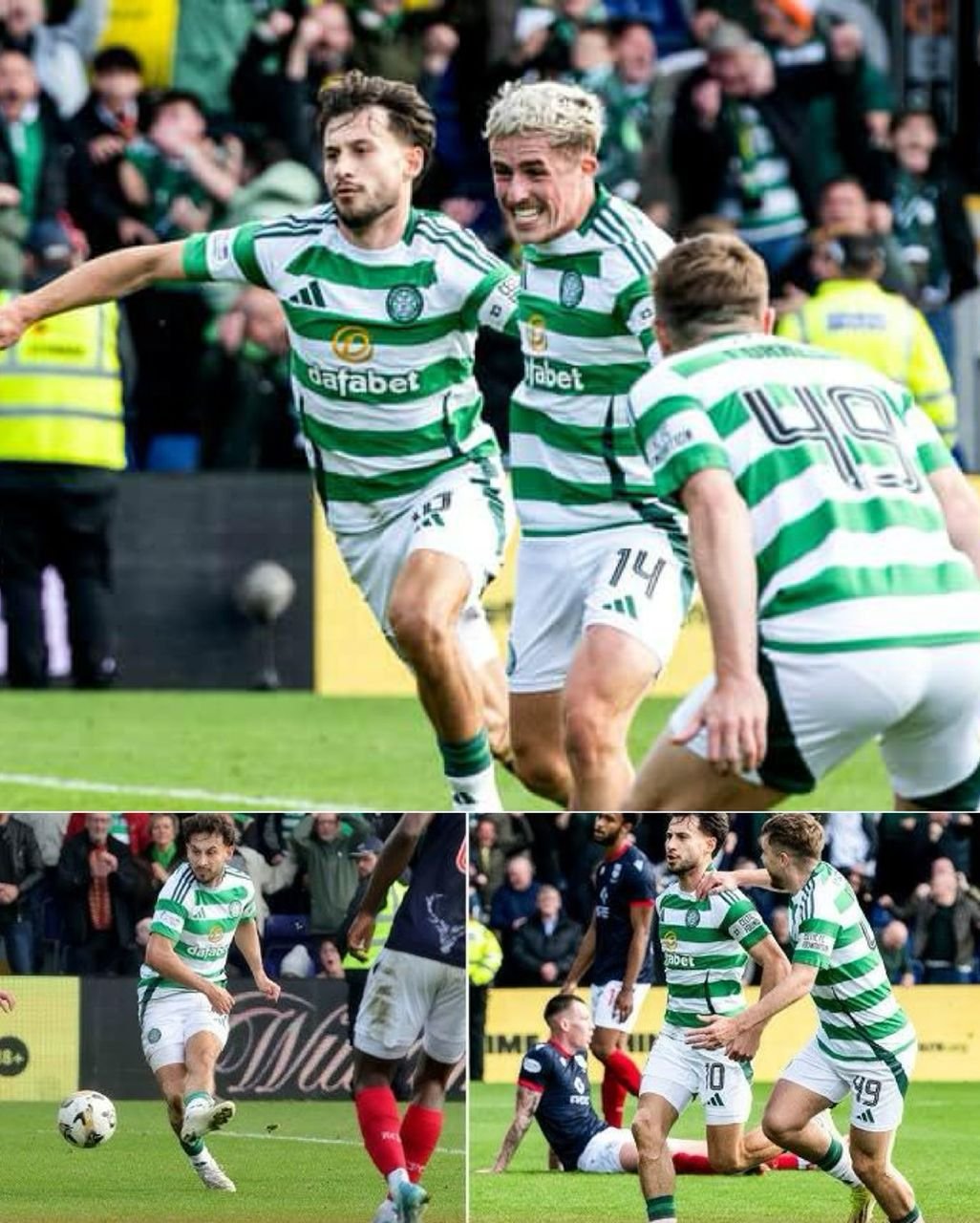 Why the referee for Ross County vs Celtic Kevin Clancy didn’t send off Nicolas Kuhn for celebrating excessively after their winning goal at 88th minute of the match