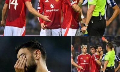 Manchester United captain Bruno Fernandes red card controversy exposed