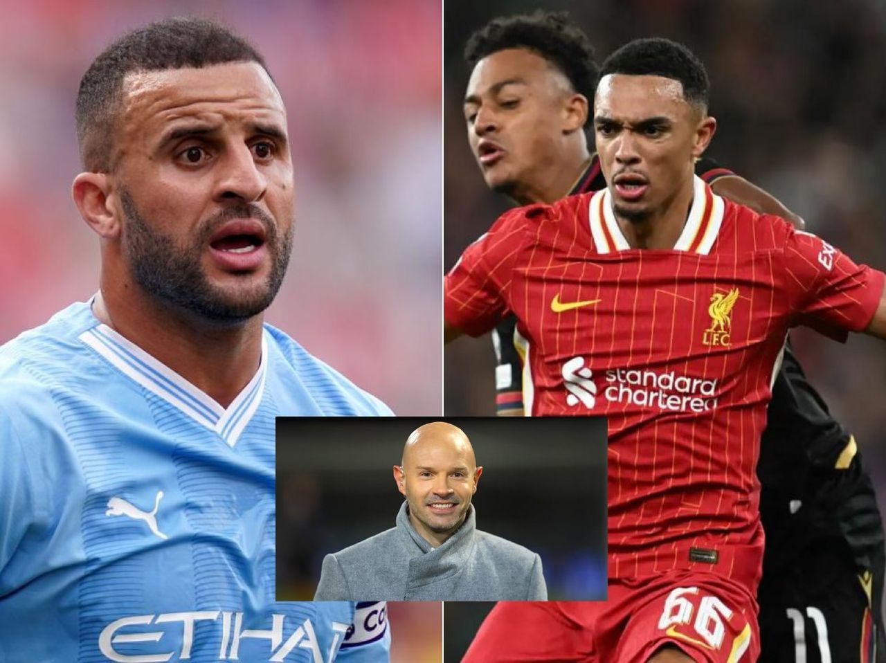 Danny Mills gave his verdict on who is a better right-back between Manchester city player Kyle Walker or Liverpool star Trent Alexander-Arnold