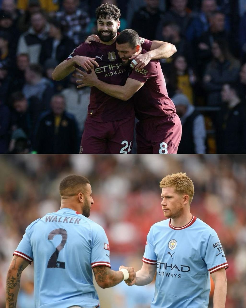 The main cause explained why both Manchester City players Kyle Walker and Kevin De Bruyne were not included. Man City squad vs. Wolves