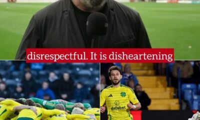 "disrespectful and disheartening" - Kilmarnock F.C. coach Derek McInnes breaks silence and slams and criticizes Celtic fans for acting "rudely" during the minute of reserved silence on Remembrance Sunday.