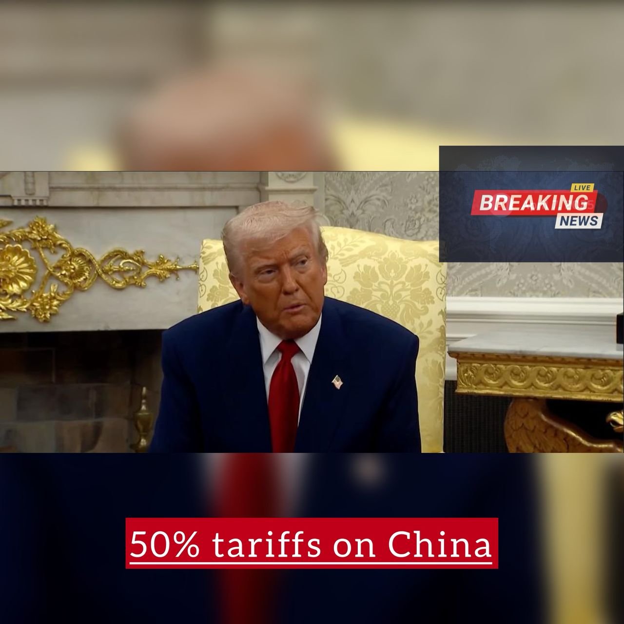 BREAKING: Donald Trump break silence and threatens new 50% tariffs on China after move for countermeasure