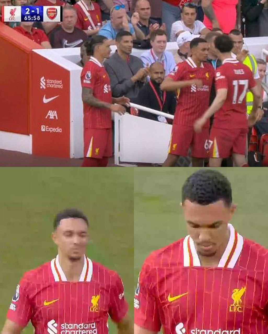 Liverpool defender Trent Alexander-Arnold's react and breaks silence after getting booed by Liverpool fans during their (2-2) match draw against Arsenal