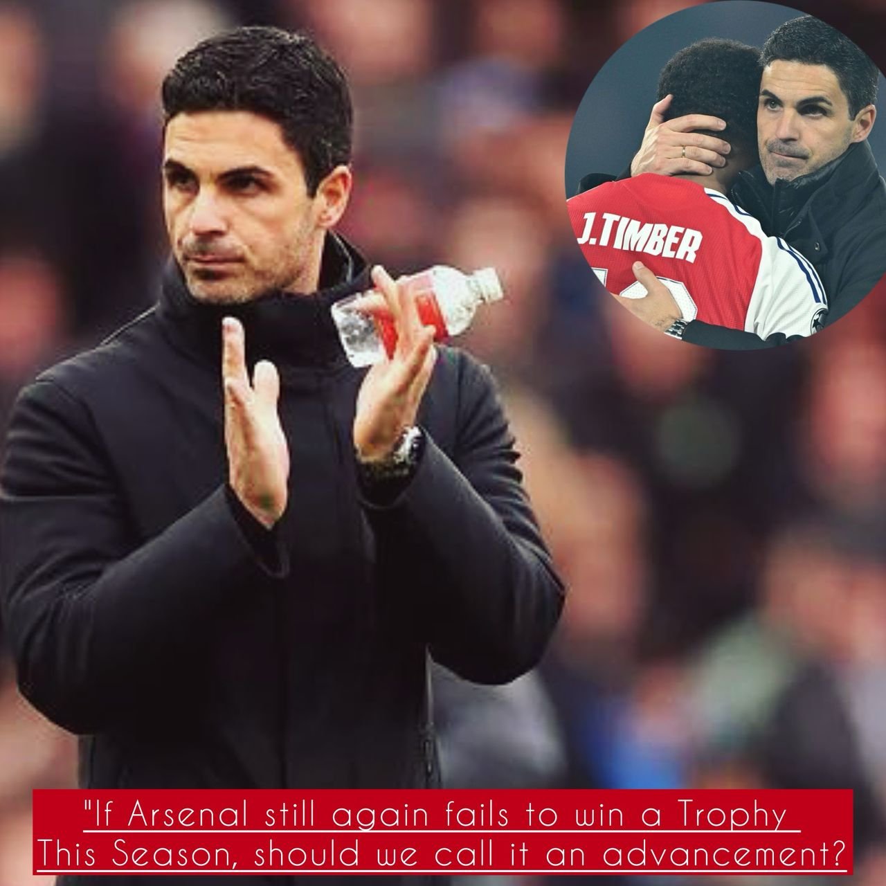 "If Arsenal still again fails to win a Trophy This Season, should we call it an advancement?