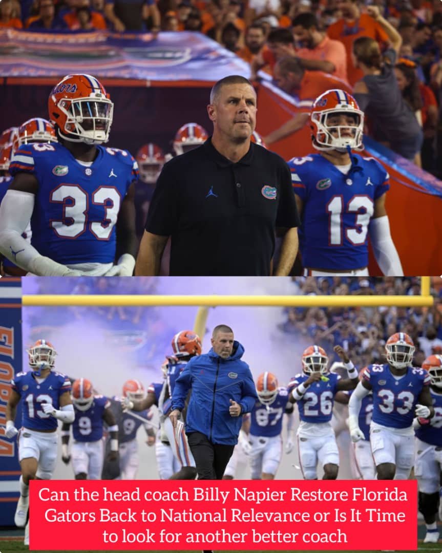 Revealed: Can the 45-year-old head coach Billy Napier Restore Florida Gators Back to National Relevance or Is It Time to look for another better coach