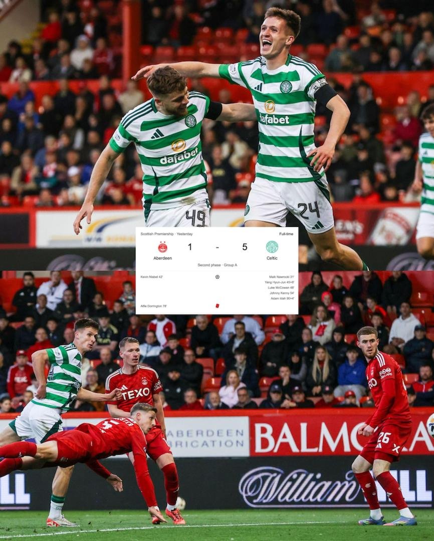 Reason why Celtic F.C. players are wearing black armbands against Aberdeen (1-5)
