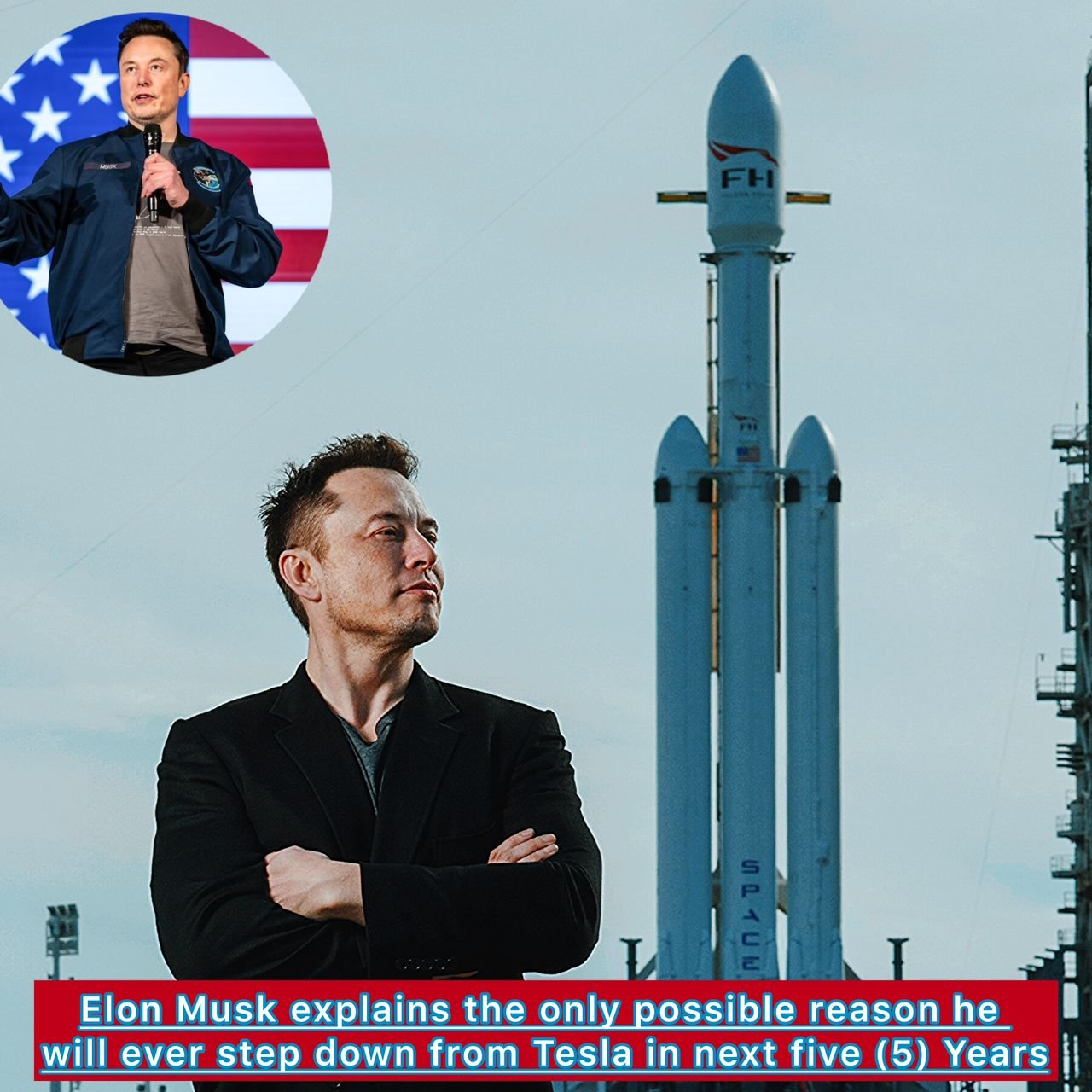 53-year-old American businessman Elon Musk explains the only possible reason he will ever step down from Tesla in next five (5) Years