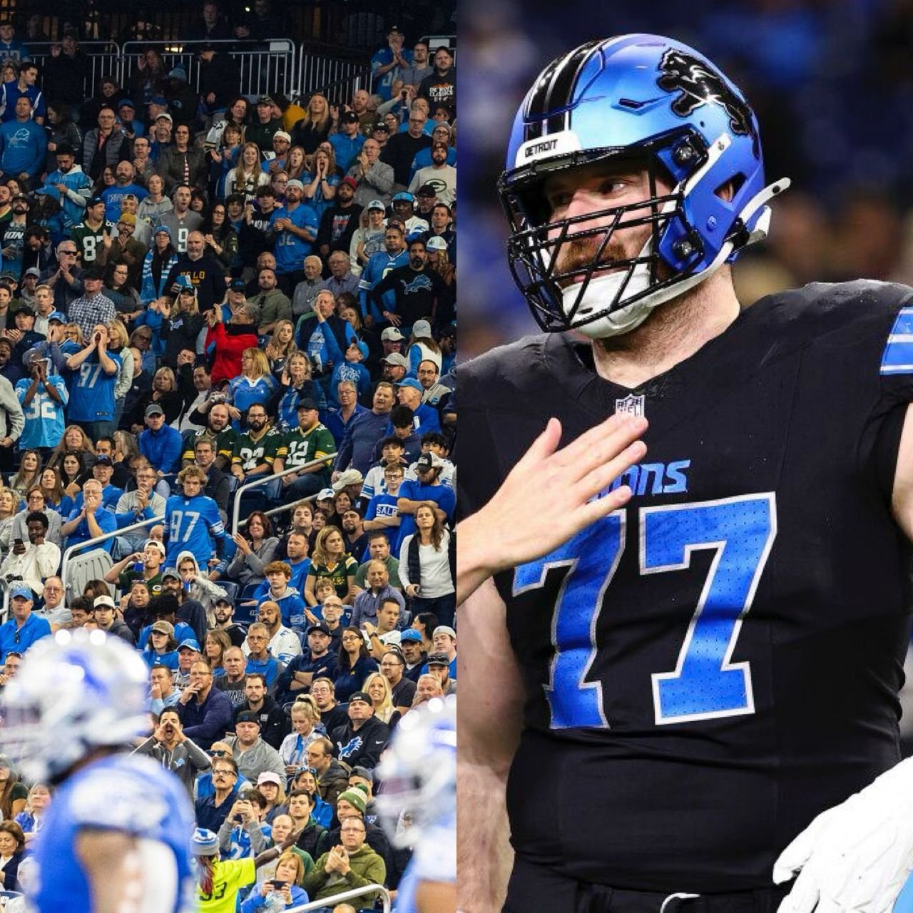 How Detriot Lions supporters react to Frank Ragnow's delivers his Retirement verdict