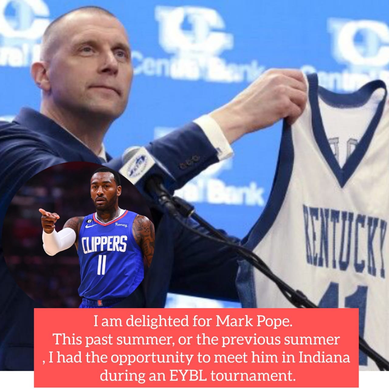 John Wall, a Kentucky legend, provides a candid assessment of Mark Pope's inaugural season with the team.