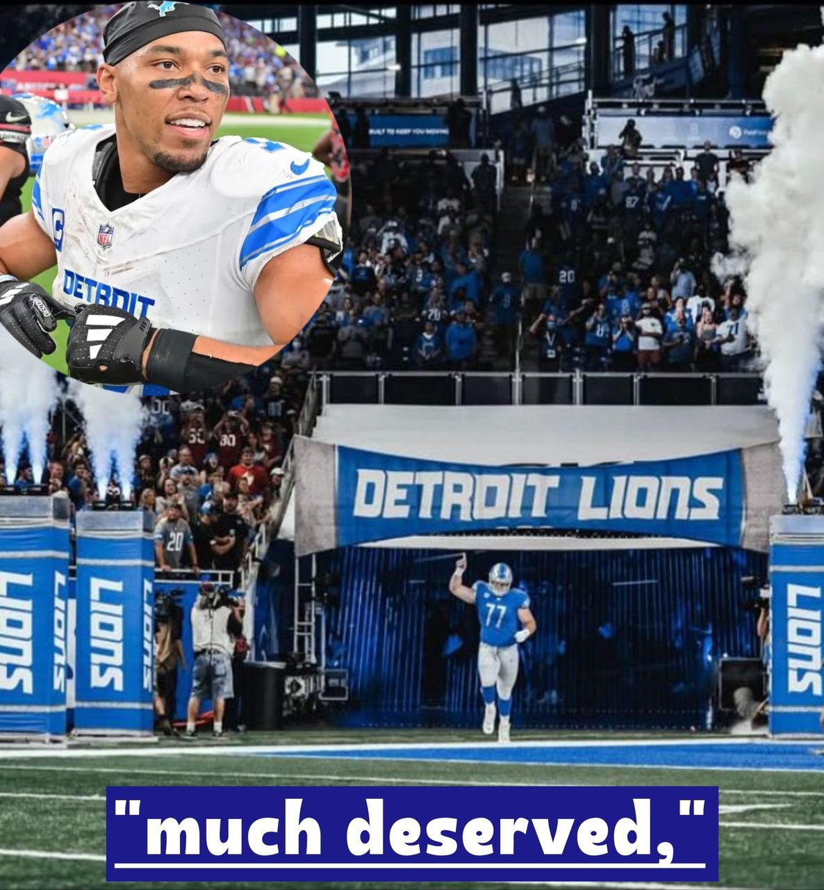"much deserved," American football wide receiver Amon-Ra St. Brown break silence and react to his Detriot Lions Teammate's sudden retirement decision with a strong message