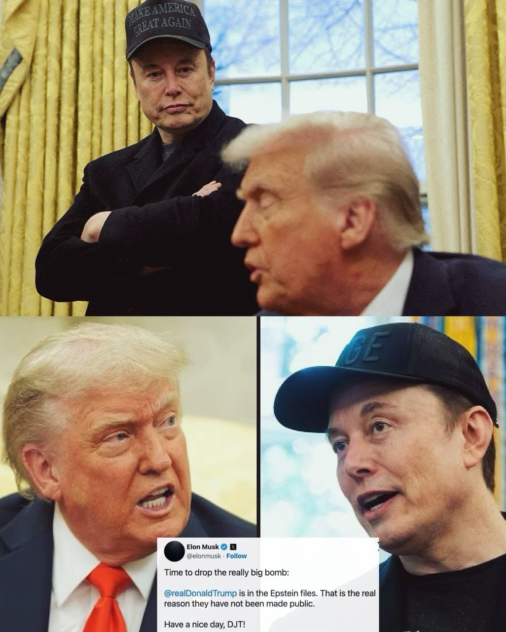 "I made Trump President of the United states of America" - Elon Musk slams Donald Trump with a brutal message after president seek to terminate his government contract