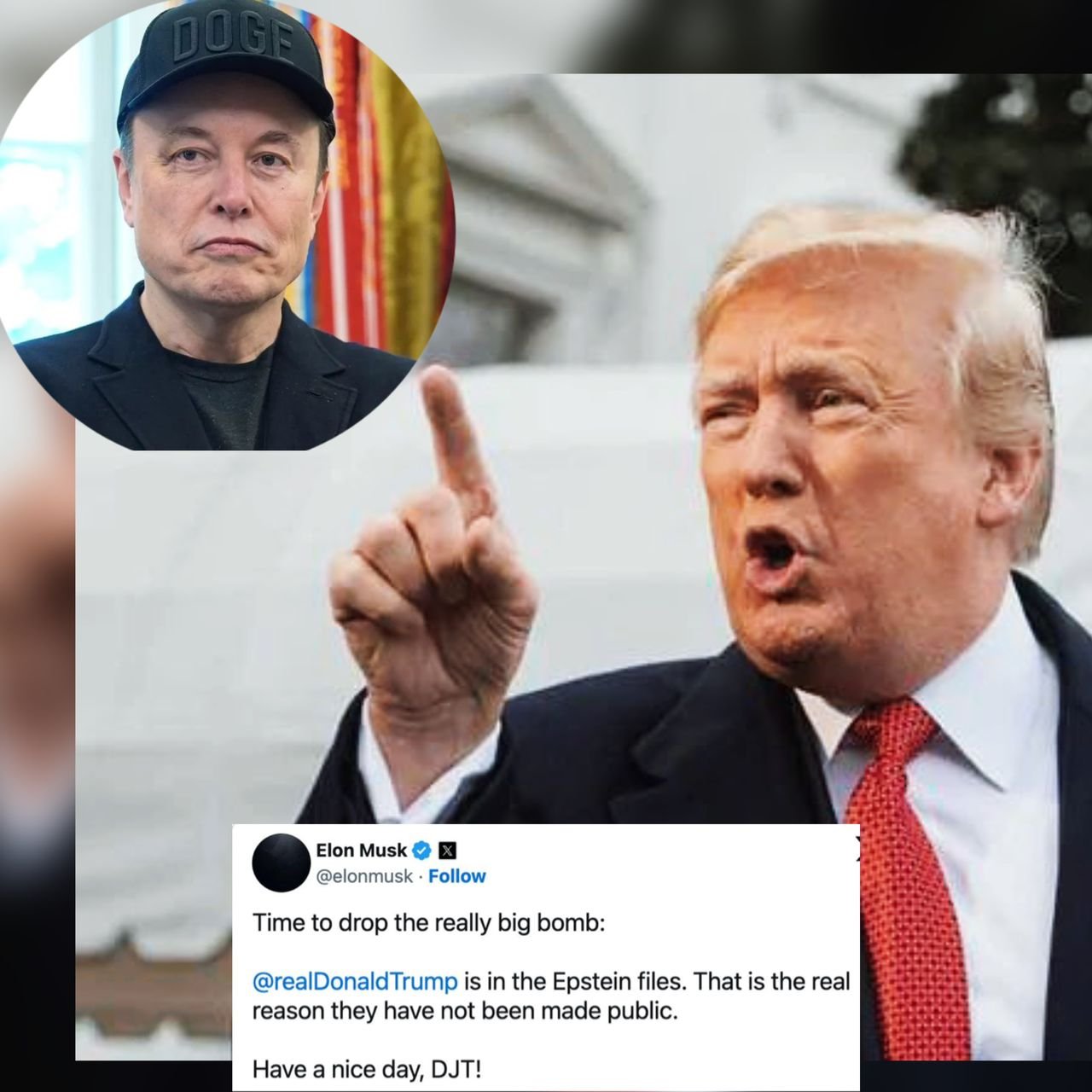 ‘I’m very disappointed’, President Donald Trump of the United United States of America reacts and slams back at Elon Musk’s criticism with brutal statement