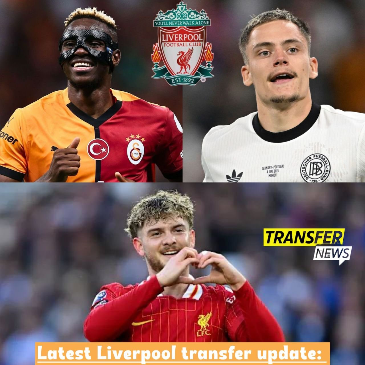 Latest Liverpool transfer update: Florian Wirtz progress to the Reds, Harvey Elliott departure stance, and Rumors of Victor Osimhen move to Anfield