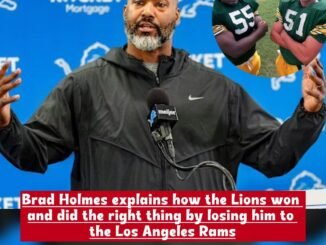 General manager of the Detroit Lions Brad Holmes explains how the Lions won and did the right thing by losing him to the Los Angeles Rams around 2003